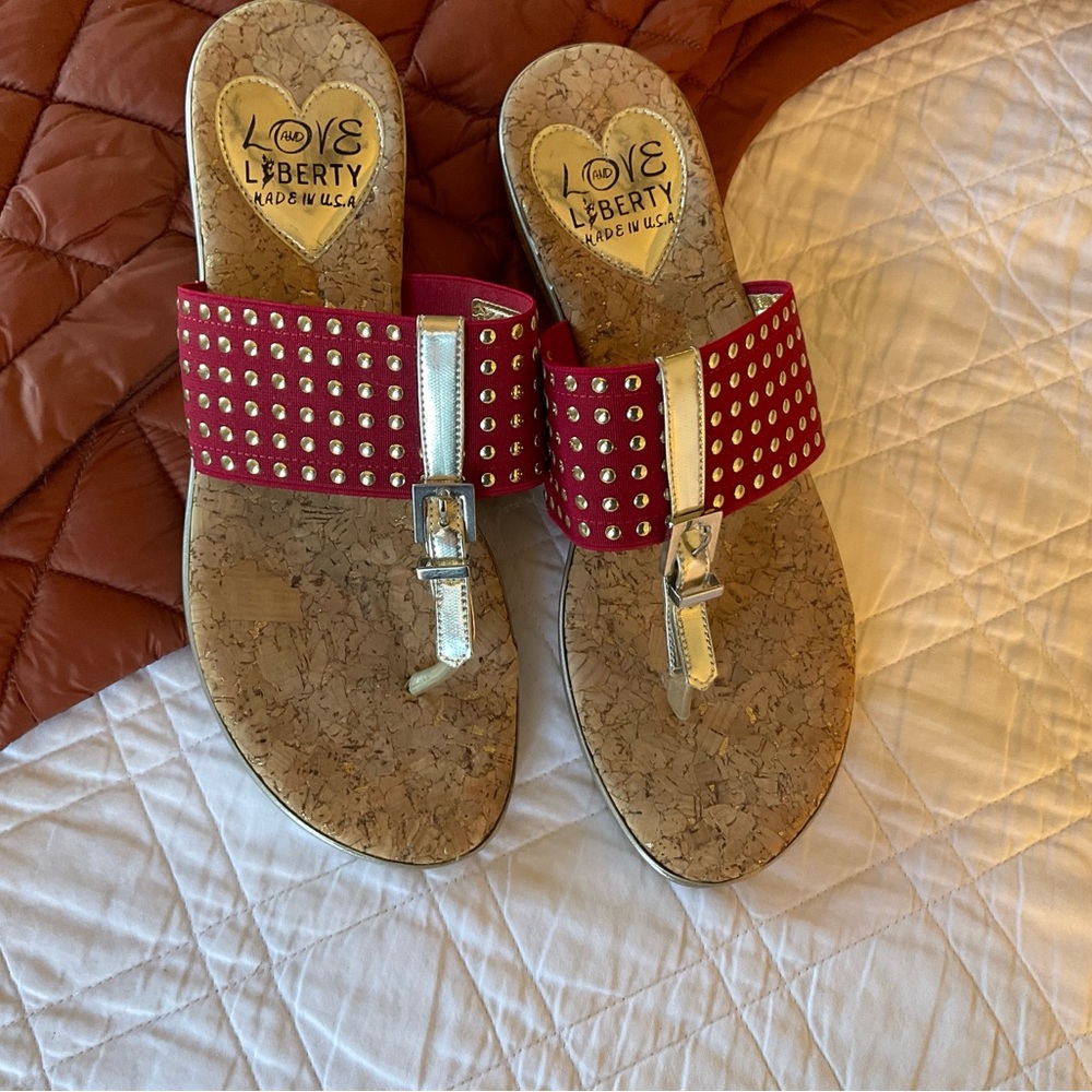 Love & Liberty sandals. Excellent condition.